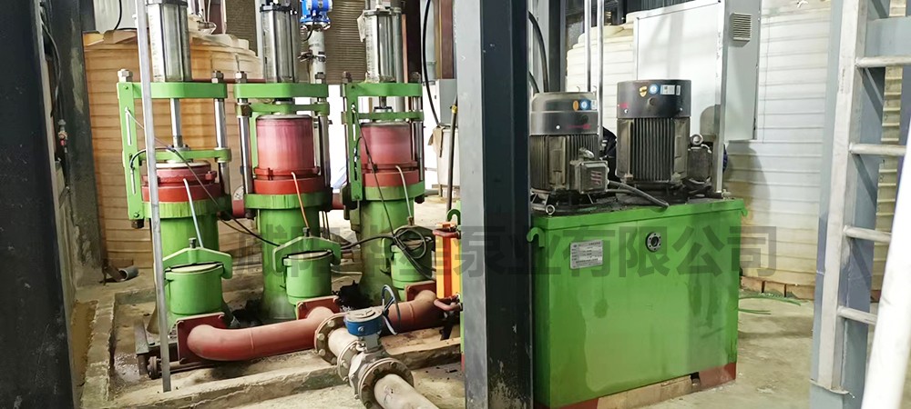 壓濾機(jī)柱塞泵三缸泵現(xiàn)場使用圖片3 洗煤廠陶瓷柱塞泵使用現(xiàn)場